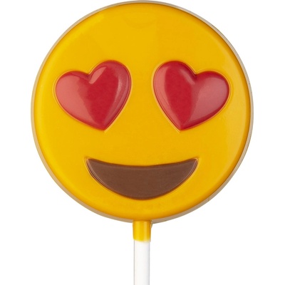Forma na čokoládu - Smajlík "Love" lízátko