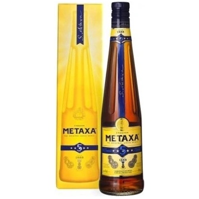 Metaxa 5* 38% 0,7 l (kartón)