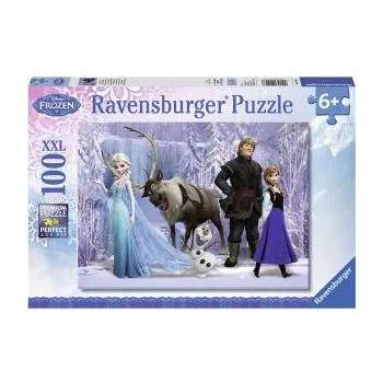 Ravensburger Пъзел Ravensburger 100 елемента, Замръзналото кралство на Снежната кралица, 7010516