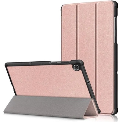 Tech-protech Калъф за LENOVO Tab M10 HD 2th 10.1 TB-X306, Tri-Fold Leather Case, Розов (6216990208942)