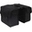 vidaXL Чанта за велосипед Черно 40 x 18.5 x 35 см Полиестер (42008100)
