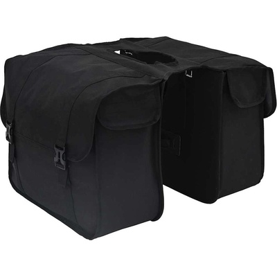 vidaXL Чанта за велосипед Черно 40 x 18.5 x 35 см Полиестер (42008100)