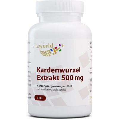 vitaworld Karden wurzelextrakt / Горска лугачка 500 mg, 100 капсули (10780370 VW)