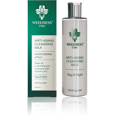 weednesscbd Мляко за Премахване на Грим с 2000mg cbd | 200ml