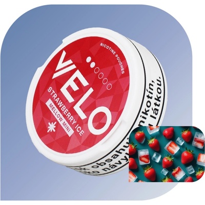 Velo icy strawberry 2 dots 6 mg/g 20 vrecúšok