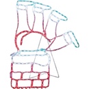 ACA Lighting LED Vianočný Santa + Komín 264 LED IP44