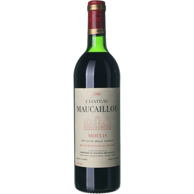 Chateau Maucaillou Moulis suché červené 1986 0,75 l (holá láhev)