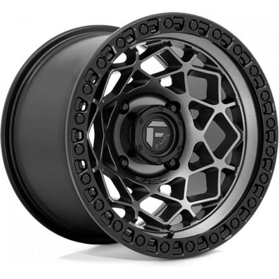 Fuel UTV D784 UNIT UTV 7x15 4x156 ET10 Gunmetal with Matte black Ring