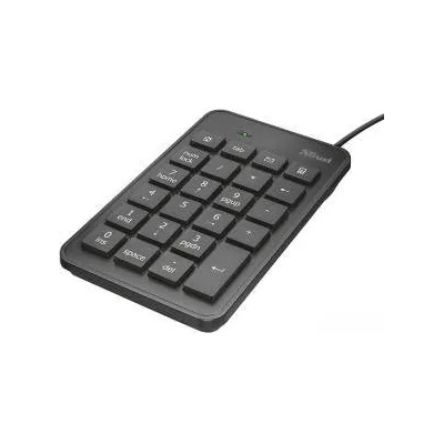 Trust Цифрова клавиатура TRUST Xalas USB, жична, черна, 22221