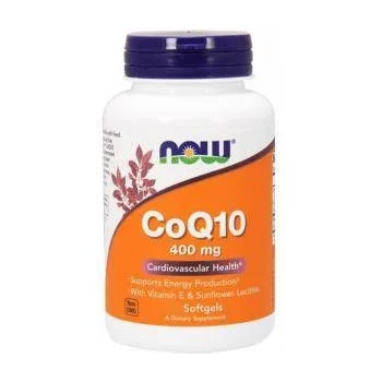 NOW Коензим Q10 400 мг. - CoQ10 - 30 дражета - NOW FOODS, NF3199