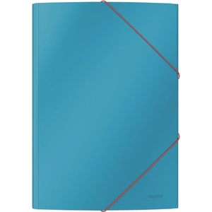 Leitz COSY Гумена папка с мек на допир картон, A4, спокойна, синя (30020061)