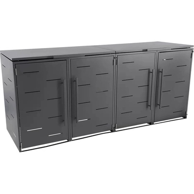 Sunfun FUS20878 Box na popolnice 268 × 81,5 × 116 cm 4 popolnice do 240 l
