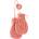 disana Детски ръкавици Disana Kid's Strick-Handschuhe Gloves - Softpink - размер 0 (EU) (202-7761-0411)