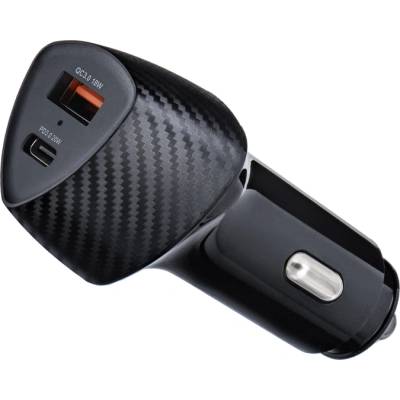 Forcell Зарядно за кола Forcell - F-Energy Carbon, CC50-1A1C, 38W, черно (5903396133770)
