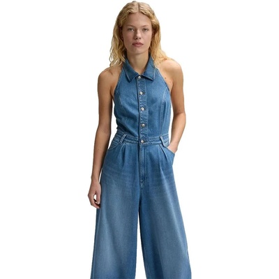 LEE Гащеризон Lee 112376794 Wide Leg jumpsuit - Blue (Mid Embrace)