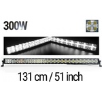  LED Bar 131 см - ЛЕД Диоден Бар Прожектор с дневна светлина CROSS DRL 300W, 12V/24V с 2 режима на работа