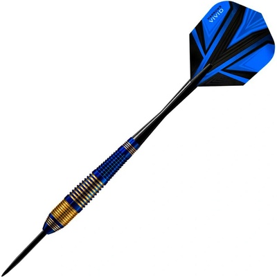 Sada steel šípok Harrows Vivid R Blue 23g, brass