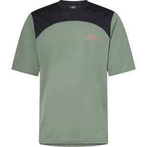 Oakley Мъжка фланелка с къс ръкав за колоездене Oakley Free Ride S/S Jersey Cycling jersey - Aviator Green - размер XXL (056-3221-0615)