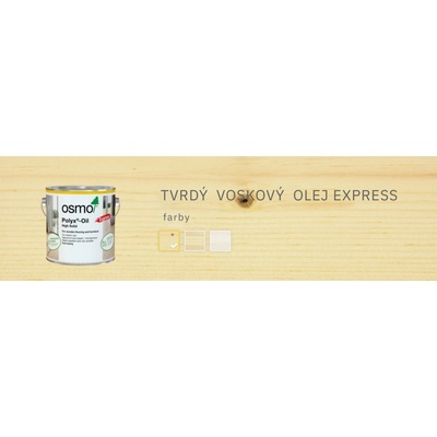 Osmo 3332 Tvrdý voskový olej Expres 25 l Bezfarebný hodvábny polomat