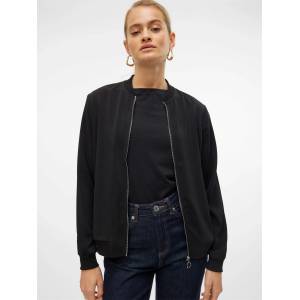 Vero Moda Яке Vero Moda Women's Coco Lightweight Zip-Through Bomber Jacket - Black