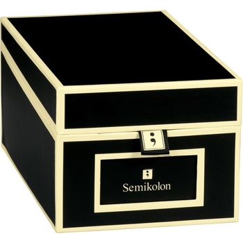 Semikolon Кутия за визитни картички Die Kante черна (352642)
