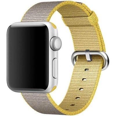 Apple Оригинална текстилна каишка за Apple Watch 42мм, 44мм, 45мм, 46мм, Ultra, Ultra 2, Ultra 3 49мм - Apple Watch Woven Nylon Band (жълт) (MNKJ2ZM/A)