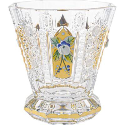Royal Crystal Broušená sklenice Stella zlatá 6 x 310 ml