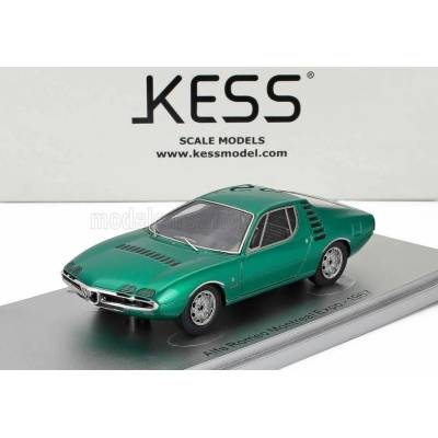 KESS MODEL ALFA ROMEO MONTREAL EXPO 1967 GREEN MET 1:43