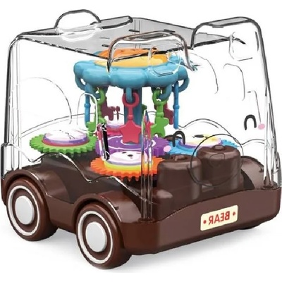 RAYA TOYS Детска играчка Raya Toys - Инерционна количка Bear, кафява (508122170)