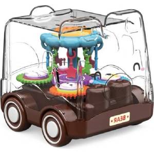 RAYA TOYS Детска играчка Raya Toys - Инерционна количка Bear, кафява (508122170)