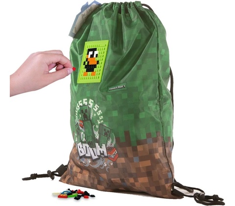 Pixie Crew Minecraft zelená hnědá