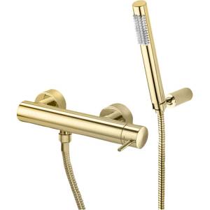 PAFFONI Light Exclusive Edition - Стенна душ-батерия с душ-глава, златиста LIG168DHG (LIG168DHG)