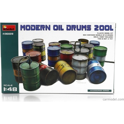 Miniart Príslušenstvo Moderné sudy na olej 200l / 1:48