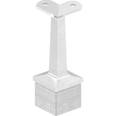 Feldmann 51212-240 - nerezový držiak madla s plochou podstavou, na stĺpik pr. 40x40 mm, uhol 90°, pre nerezové zábradlie