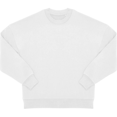 B&C Collection influence crew / Унисекс суитшърт с овърсайз дизайн, изработен от плътен памук - бял s (01ic0100101)