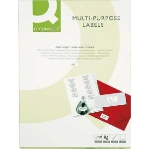 Q-Connect Universal labels Q-CONNECT, 96, 5x42, 30mm, straight, white 100 pcs