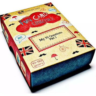 Creativo - Fun card English My 50 questions part three
