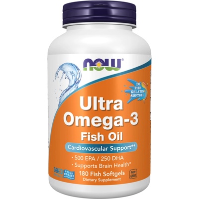 Now Foods Ultra Omega-3 Fish 180 softgel kapsúl