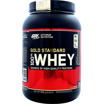 Optimum Nutrition Gold Standard 100% Whey, неовкусен, 908 g, Optimum Nutrition