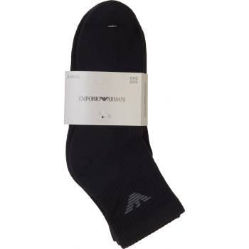 Giorgio Armani Чорапи EMPORIO ARMANI Men's Trainer Socks - Black MC061