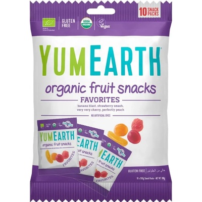 YUMEARTH BIO Ovocné želé bonbóny Mix príchuť 10x19,8 g