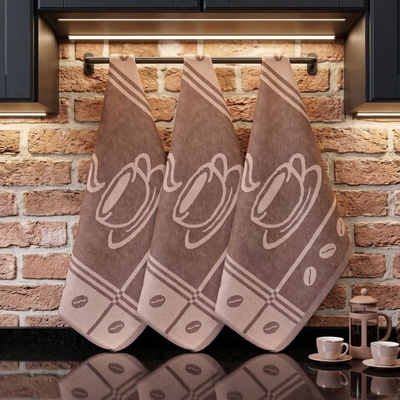 Forbyt COFFEE BEIGE 50 x 70 cm 3 ks