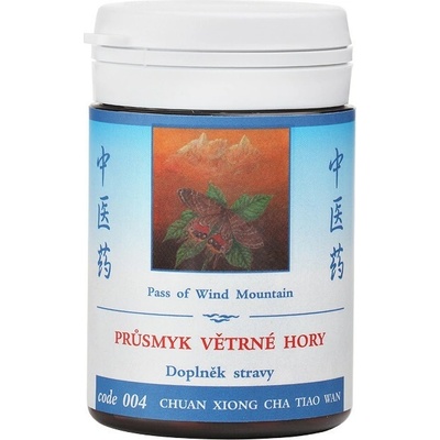 TCM Herbs PRIESMYK VETERNEJ HORY CHUAN XIONG CHA TIAO WAN 100 tabliet 30 g