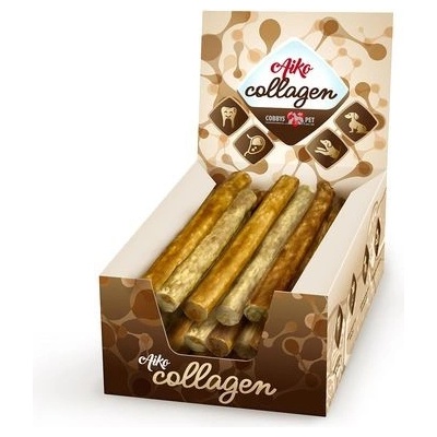 COBBYS PET AIKO Collagen Stix L kačica a hovädzie 25 cm 102-108 g