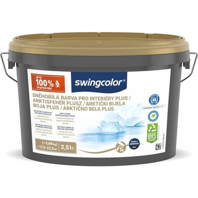 Swingcolor PLUS 5 l sněhobílá matná
