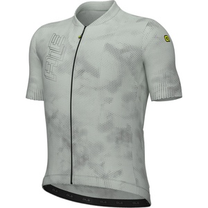 Alé Мъжка фланелка с къс ръкав за колоездене Alé PR-E Follow Me 2.0 S/S Jersey Cycling jersey - Hay Green (056-3944-0215)