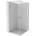 Mexen Lunar Duo душ кабина 70 x 70 см, прозрачна, хром - 834-070L-070P-01-00 (834-070L-070P-01-00)