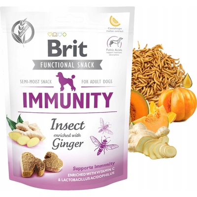 Brit snack Immunity isect & ginger 150 g