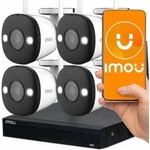 Imou Ranger Wireless Security System 4 Channel Wi-Fi NVR 4 Bullet 2 Cameras