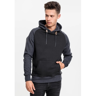 Urban Classics Мъжки суичър Urban Classics blk/cha с реглан ръкави UB-TB666-00445 - Черен, размер 2XL